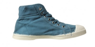 Tennis Mid Bleu Grise S12 - bensimon shoes 